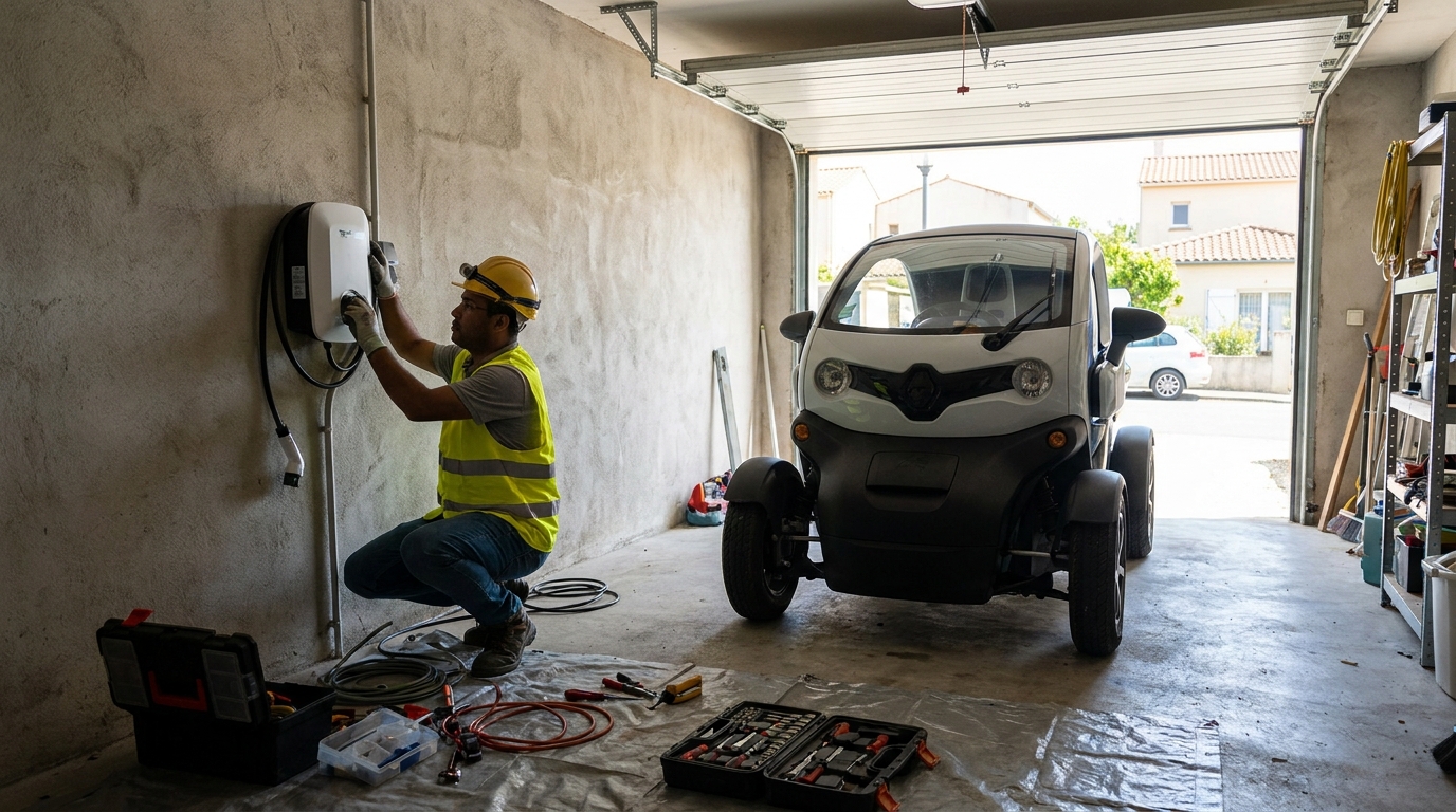 Instalacao de carregador de carro eletrico profissional em Americana‑SP