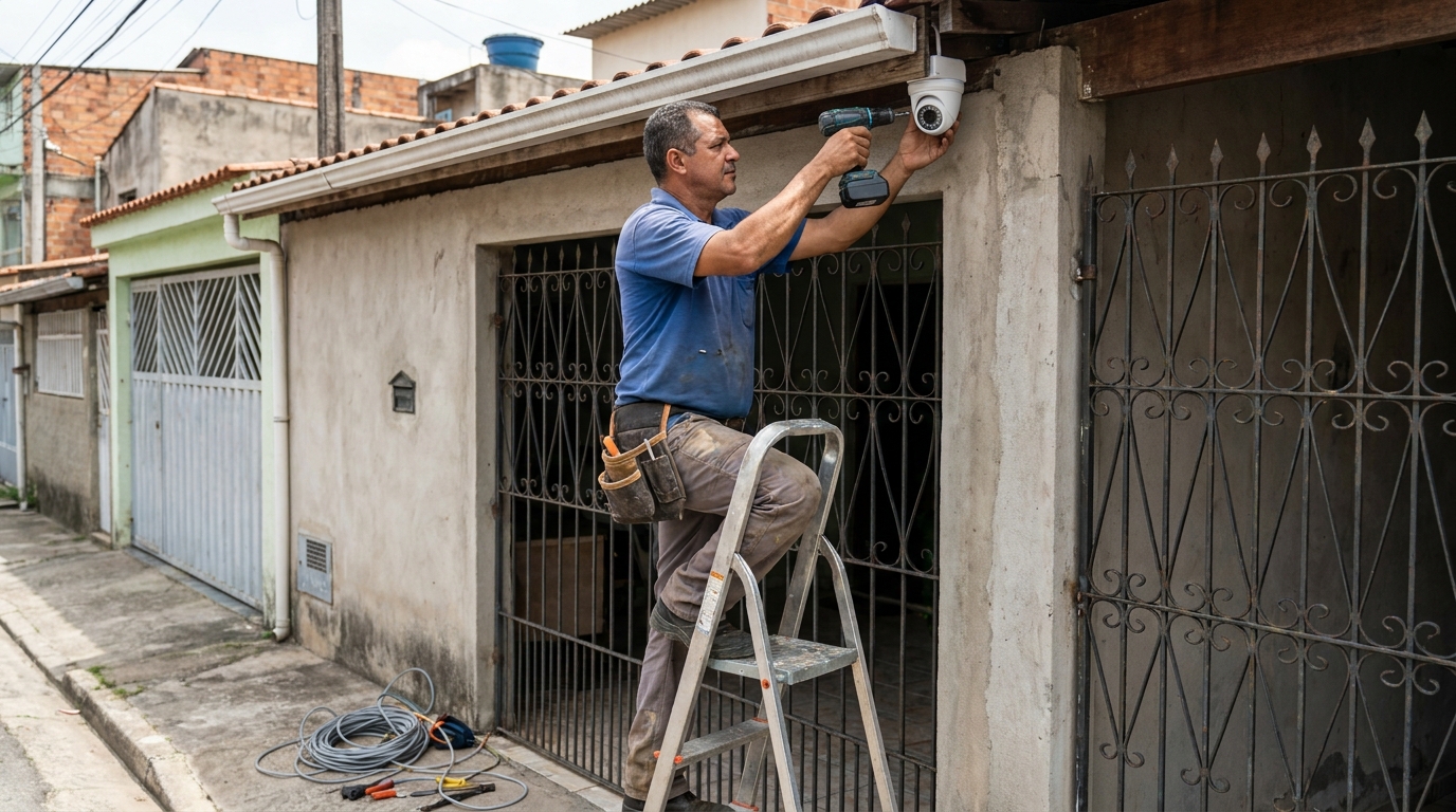 Instalacao de sistema de monitoramento em Americana‑SP