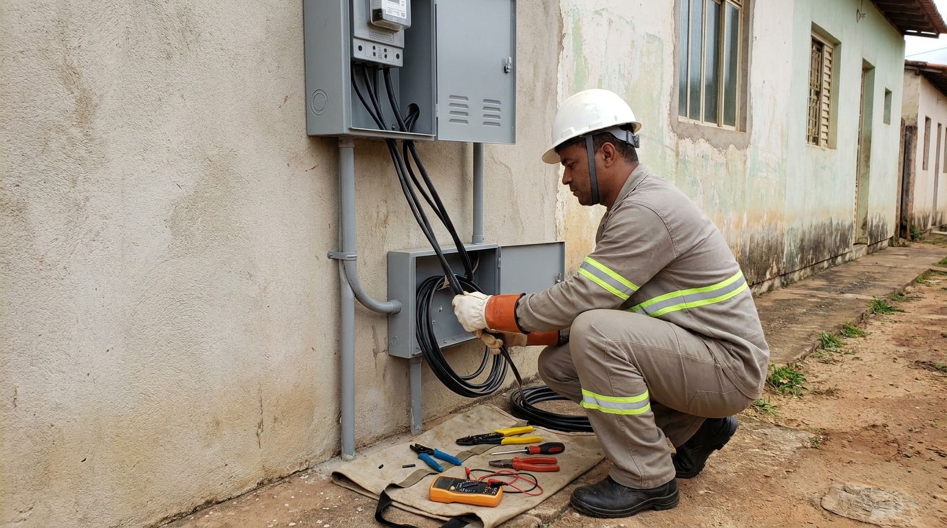 Troca de padrao de energia em Americana‑SP